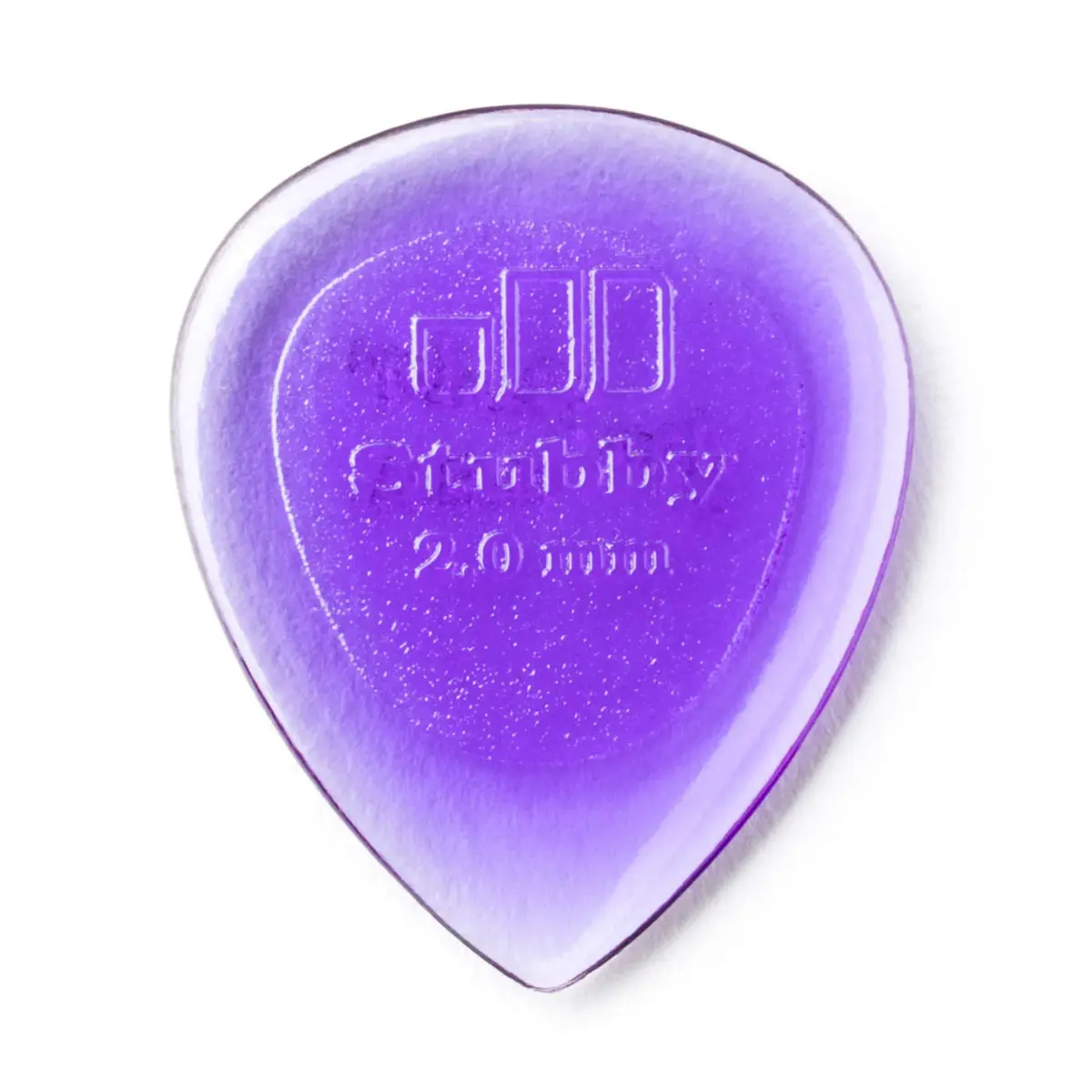 Jim Dunlop Stubby Jazz Guitar Picks 2.0mm - 6 Pack | Smooth Release for Fast Licks - main product image