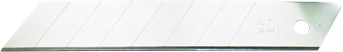 NT Cutter 18mm Heavy-Duty Snap-Off Blades | High-Quality Carbon Steel, 6-Pack (58°) - view 3