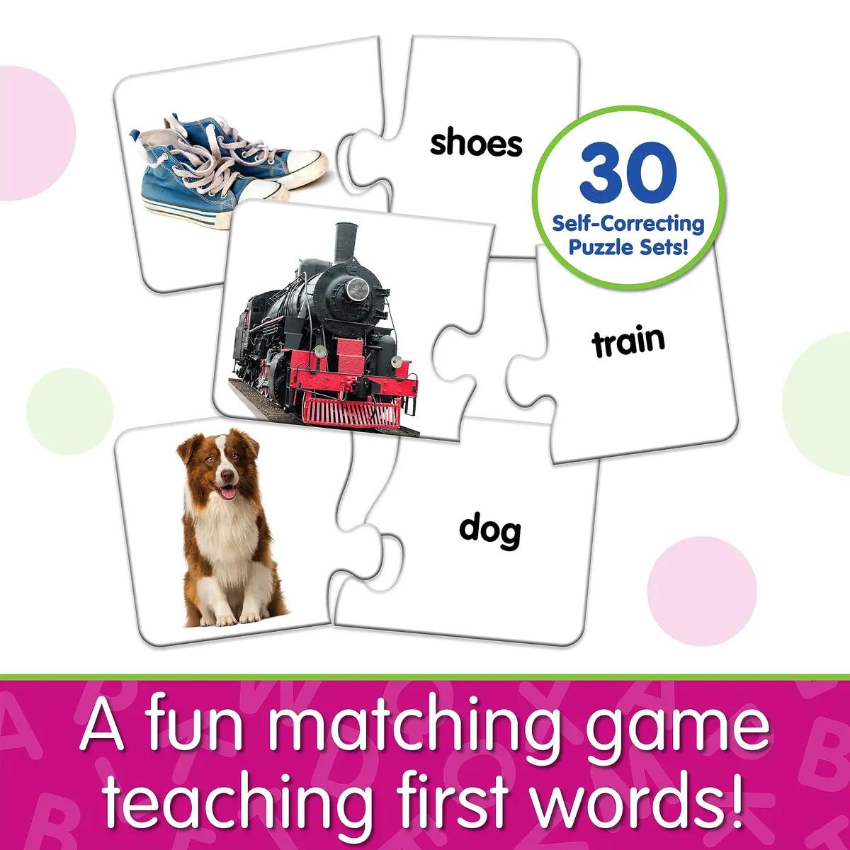 The Learning Journey Match It! First Words 30-Piece Puzzle Set | Educational Sight Words for Kids Ages 3+ - view 2