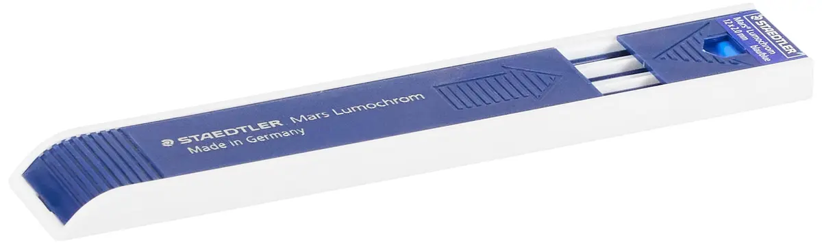 STAEDTLER Mars Carbon Lead, 2mm | Blue, 12 Lead Pack | Art & Writing - view 2