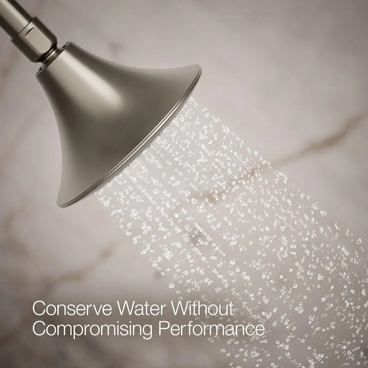Kohler Forté Single-Function Showerhead 2.5 GPM | Corrosion Resistant Brushed Nickel - view 5
