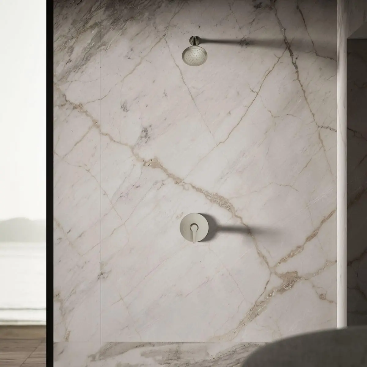 Kohler Forté Single-Function Showerhead 2.5 GPM | Corrosion Resistant Brushed Nickel - view 8