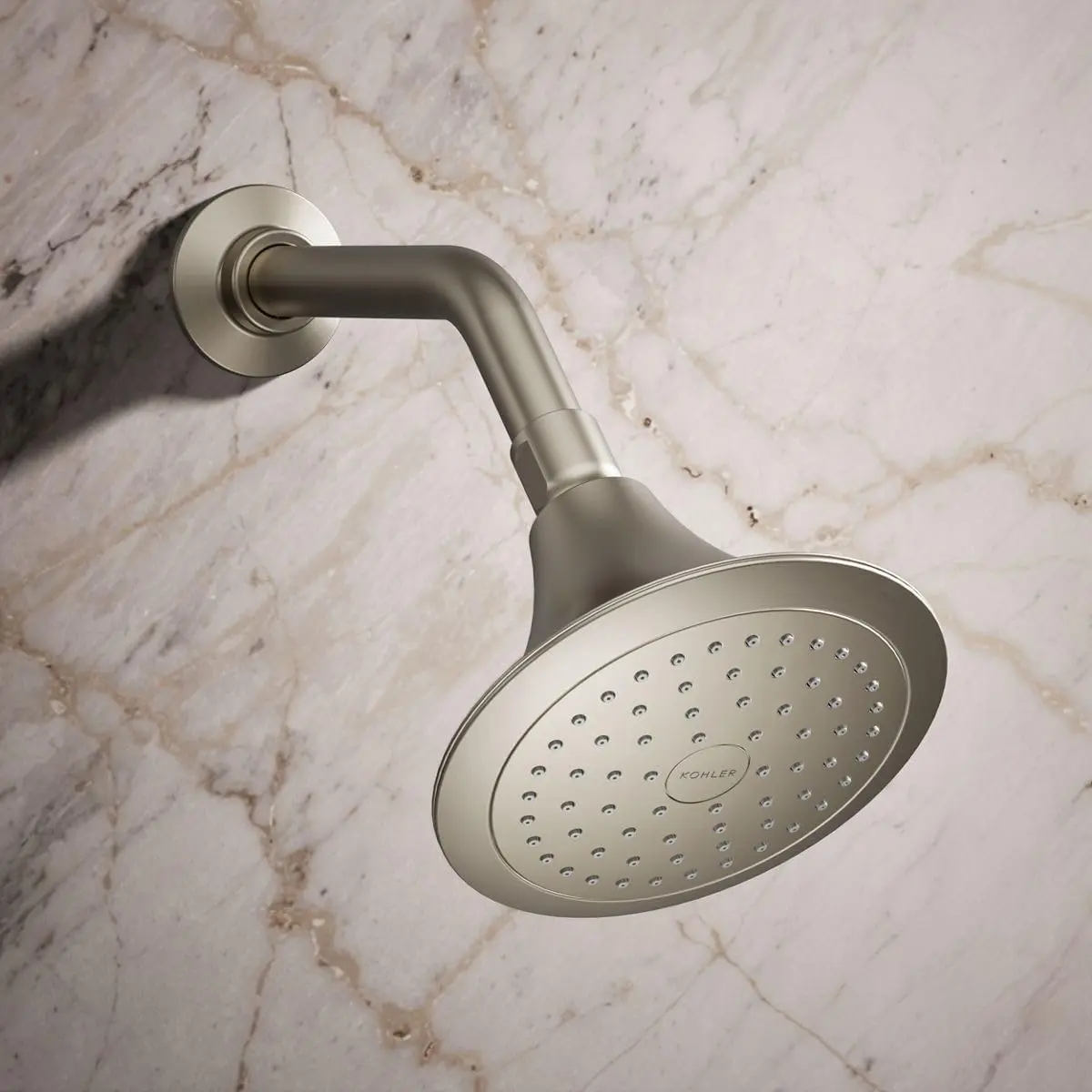 Kohler Forté Single-Function Showerhead 2.5 GPM | Corrosion Resistant Brushed Nickel - view 2