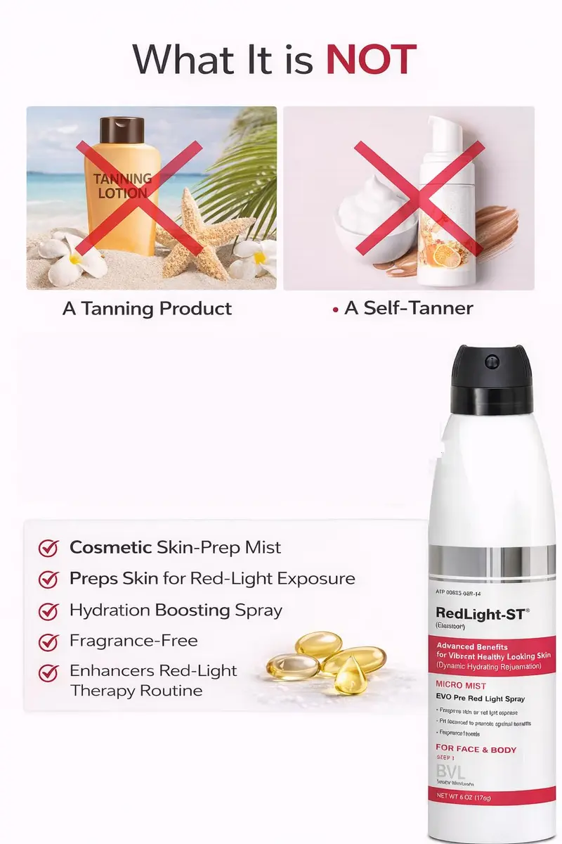 RedLight-ST Micro Mist EVO Pre Therapy Spray 178 ml (6.03 Fl Oz) | Skin Prep for Red Light Therapy - view 9