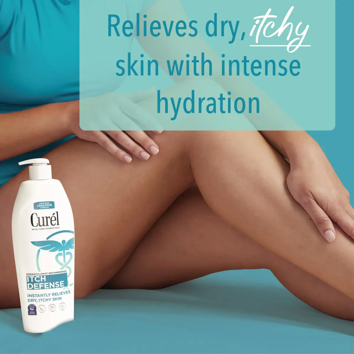 Curel Itch Defense Calming Body Lotion 385ml (13 Fl Oz) | National Eczema Association Seal Accepted - view 2