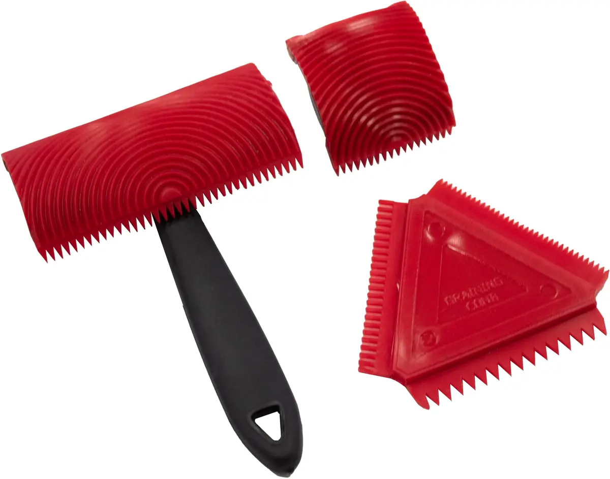 ALLWAY GT3 3-Piece Wood Graining Set | Create Realistic Wood Patterns on Any Flat Surface - main product image