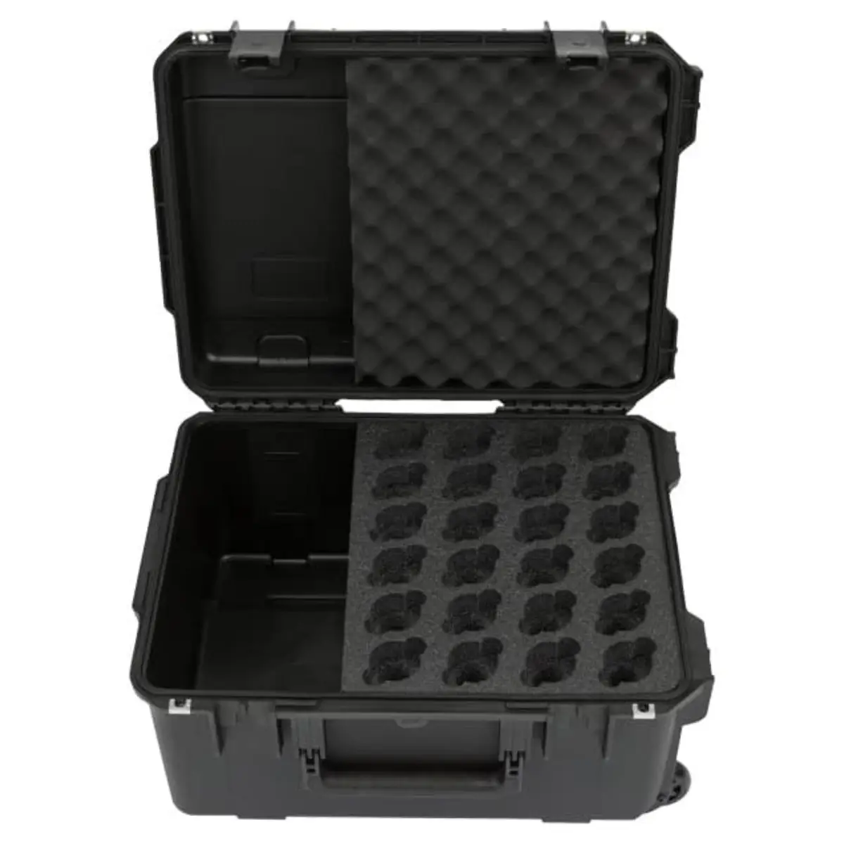 SKB Injection Molded Case w/Foam for 24 Mics | Waterproof, Heavy-Duty, Portable - view 7