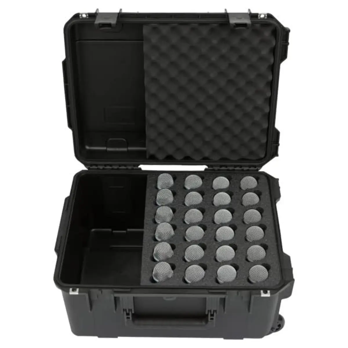 SKB Injection Molded Case w/Foam for 24 Mics | Waterproof, Heavy-Duty, Portable - view 8