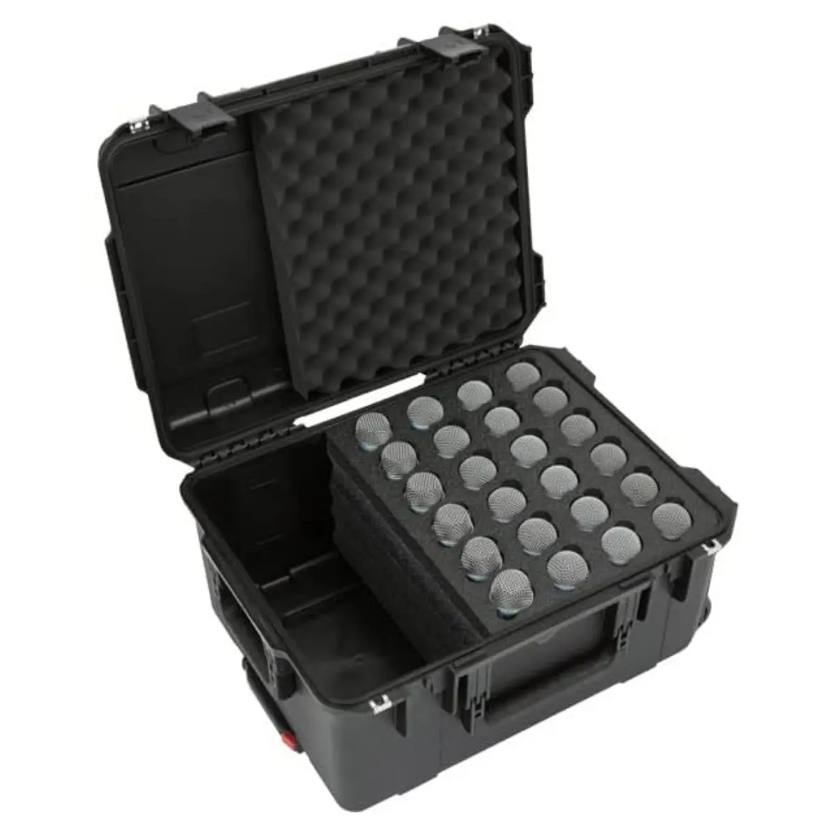 SKB Injection Molded Case w/Foam for 24 Mics | Waterproof, Heavy-Duty, Portable - view 4
