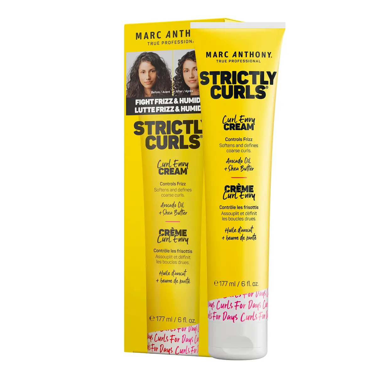 Marc Anthony Strictly Curls Envy, Curl Defining Cream for Curly & Wavy Hair | Moisture & Frizz Control (70-120 chars) - main product image
