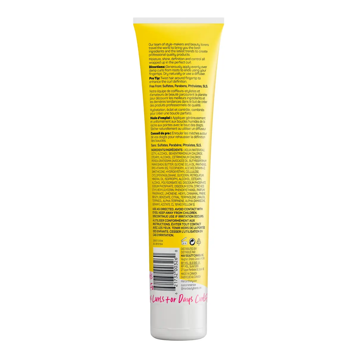 Marc Anthony Strictly Curls Envy, Curl Defining Cream for Curly & Wavy Hair | Moisture & Frizz Control (70-120 chars) - view 8