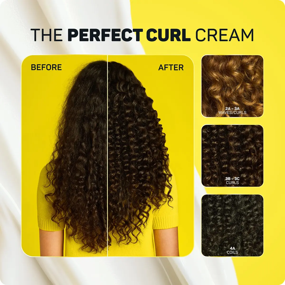 Marc Anthony Strictly Curls Envy, Curl Defining Cream for Curly & Wavy Hair | Moisture & Frizz Control (70-120 chars) - view 3