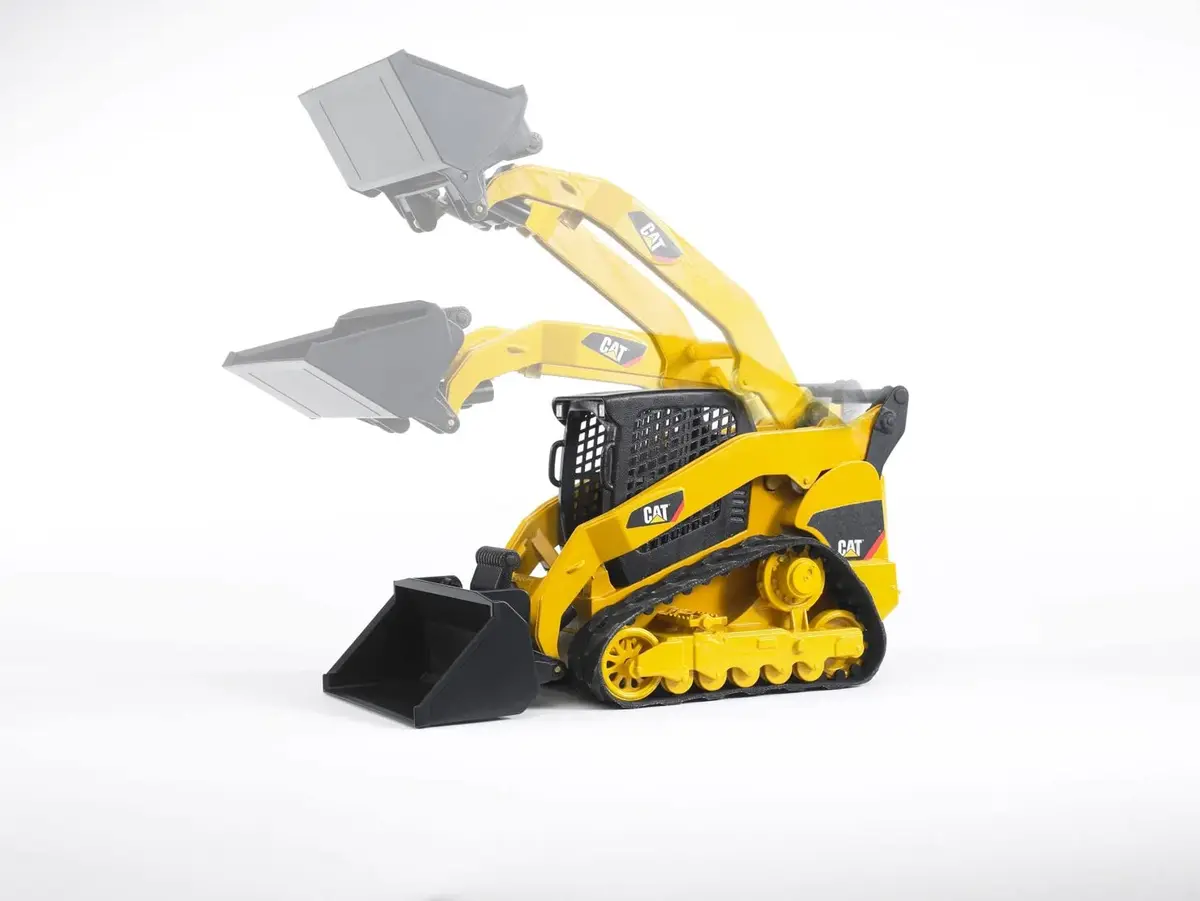 Bruder Construction Realistic CAT Compact Track Loader 15in (38cm) | Multi-Functional Toy for Kids 3+ - view 6