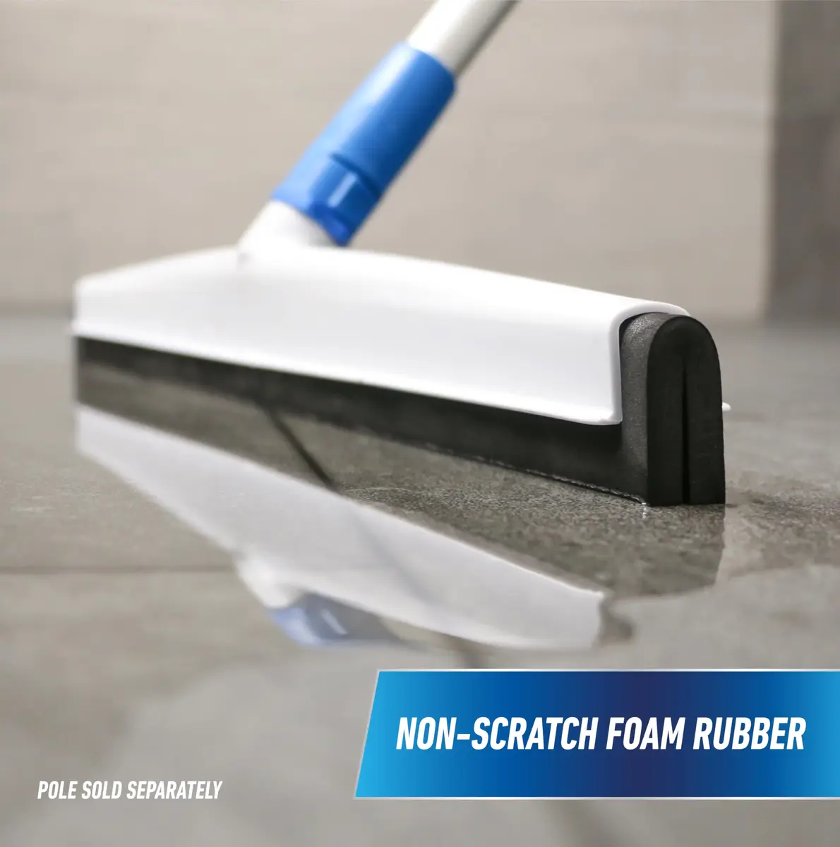 Unger AquaFlex 22" Floor Squeegee with Splash Guard | Acid-Resistant, Lightweight & Flexible for Demanding Cleaning Tasks - view 7