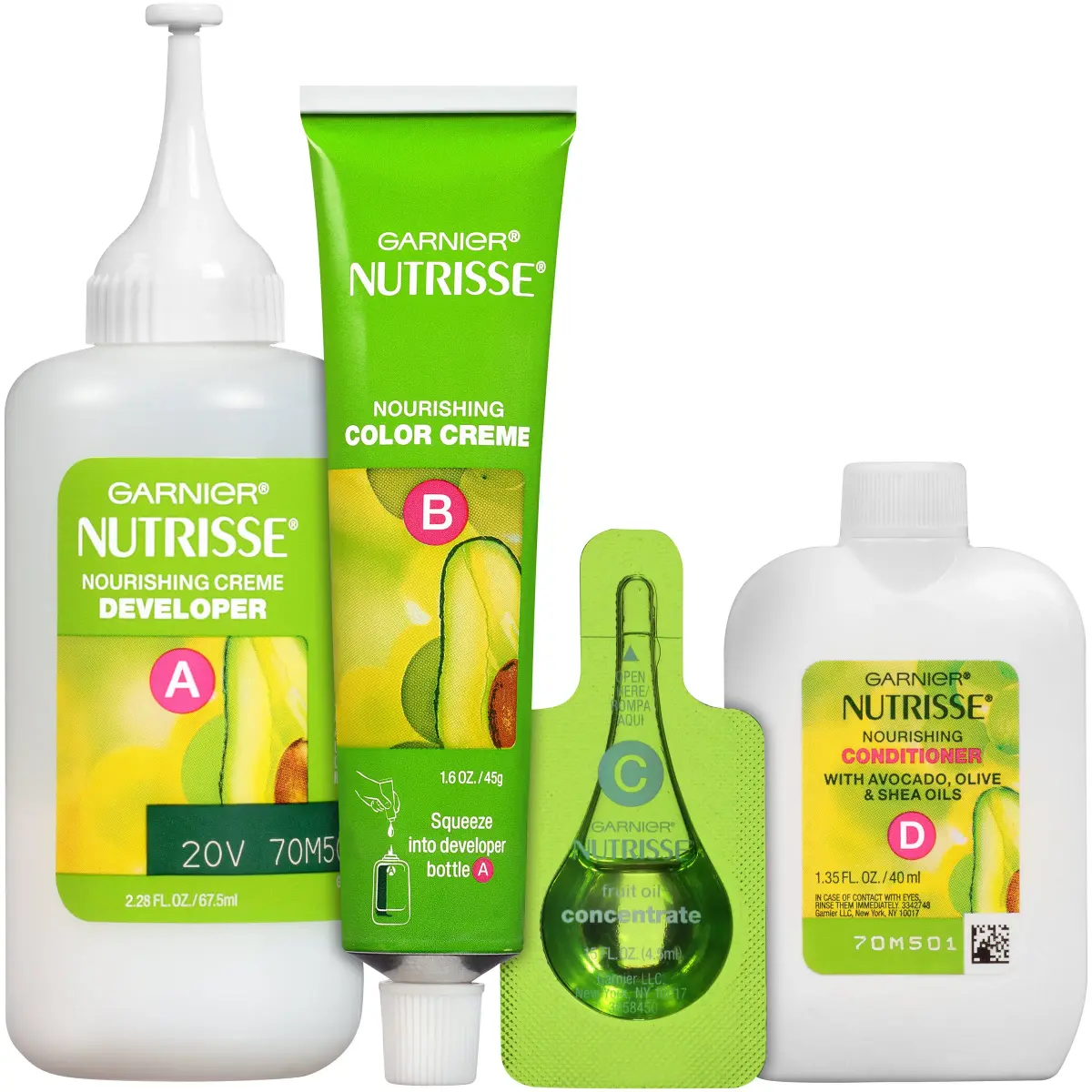 Garnier Nutrisse Nourishing Hair Color Creme, 66 True Red (Pomegranate) 74ml (2.51 Fl Oz) | Permanent Gray Coverage - view 3