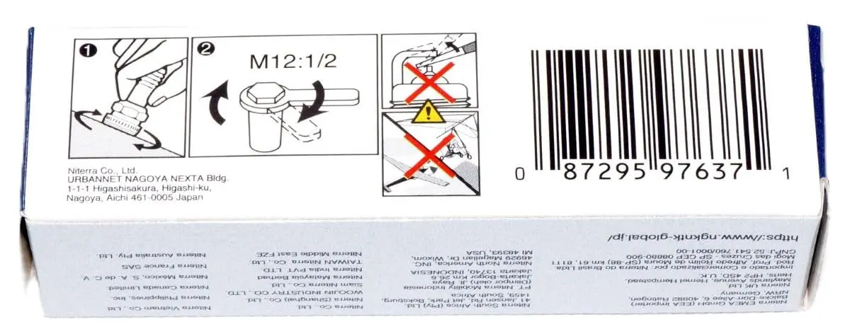 NGK Iridium IX DCPR7EIX Spark Plugs Pair | Ultra-small Electrode, Anti-corrosion, Pre-gapped - view 8
