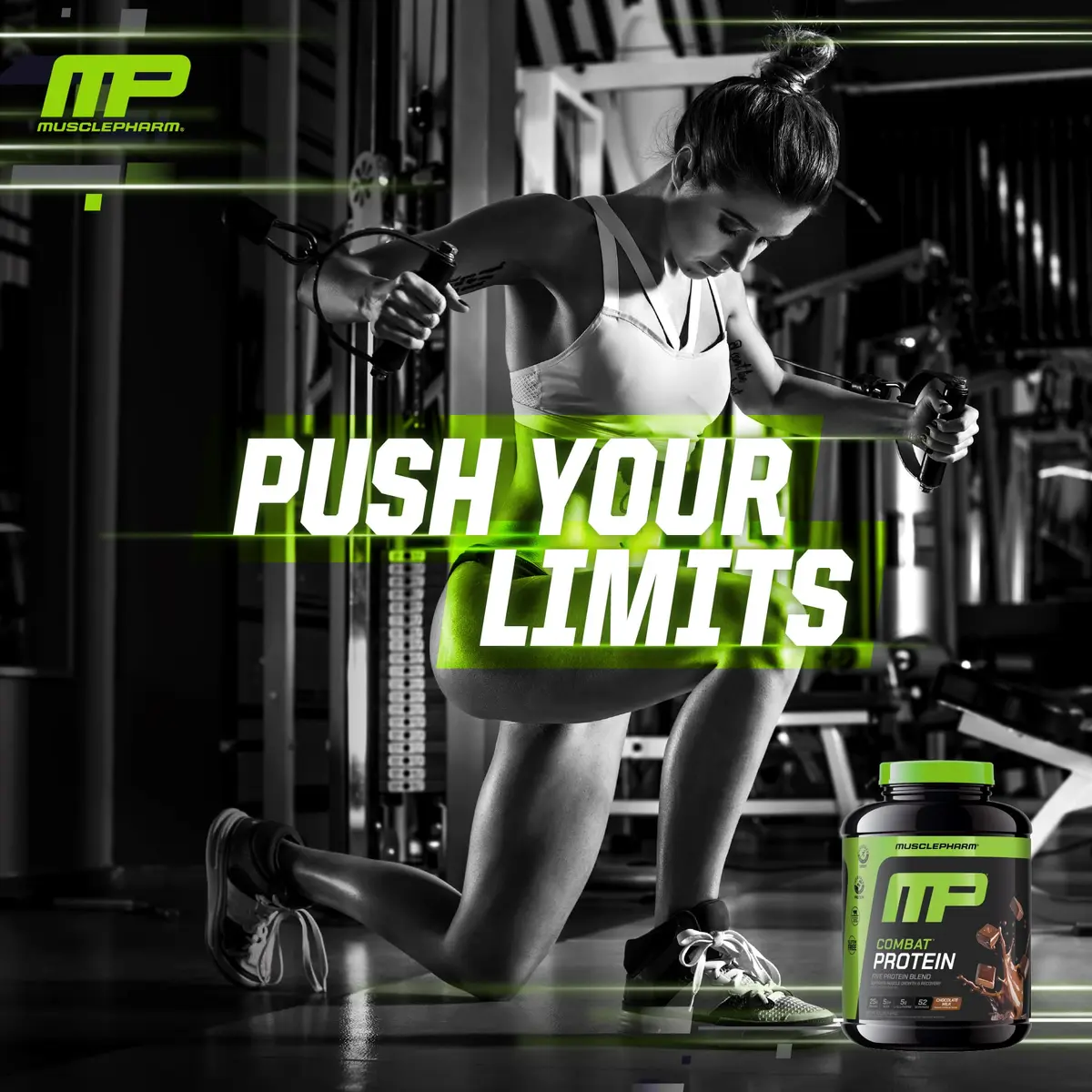 MusclePharm Combat Protein Powder, 4.2 lb | 25g Protein, Gluten Free, Chocolate Milk Flavor - view 6