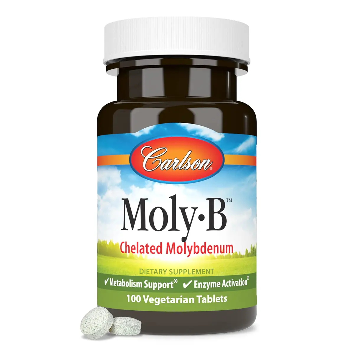 Carlson Moly-B, Metabolism Support, 100 Vegetarian Tablets | Supports Fat & Carbohydrate Metabolism - view 5