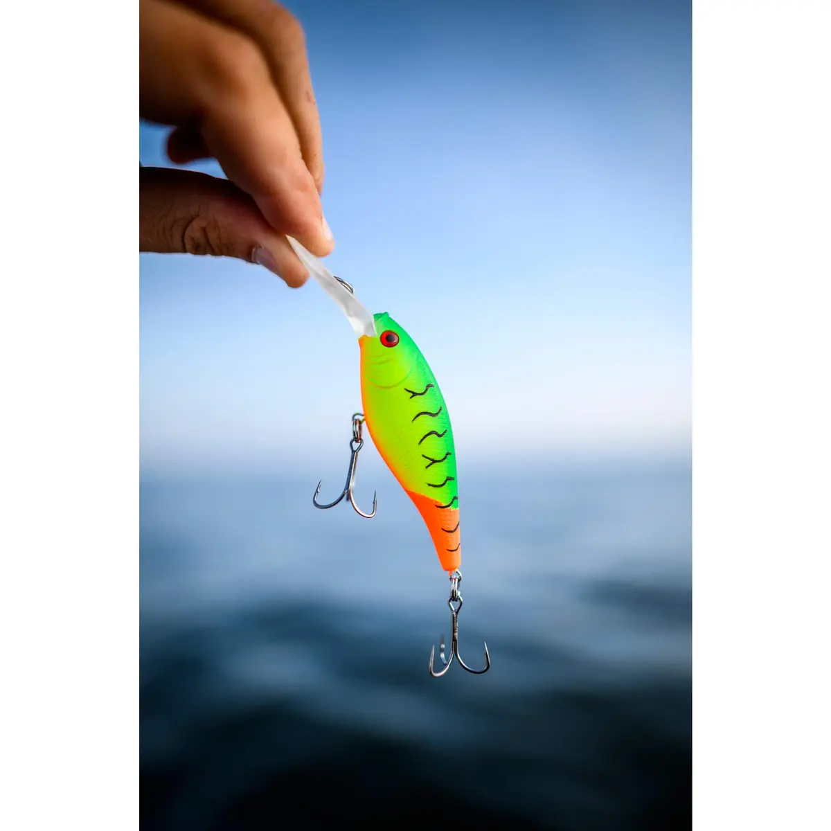 Berkley Flicker Shad Fishing Lure, Firetiger, 5/16 oz (8.8 g), 2 3/4in (7cm) | Realistic Crankbait with Fusion19 Hook - view 7