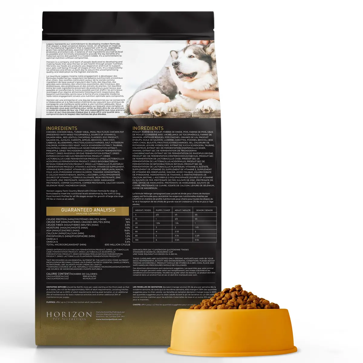 LEGACY High Protein Dog Food — Real Chicken & Turkey First Ingredient, Added Colostrum, Grain-Free, 25 lb | Supports Immunity & Digestion - view 4