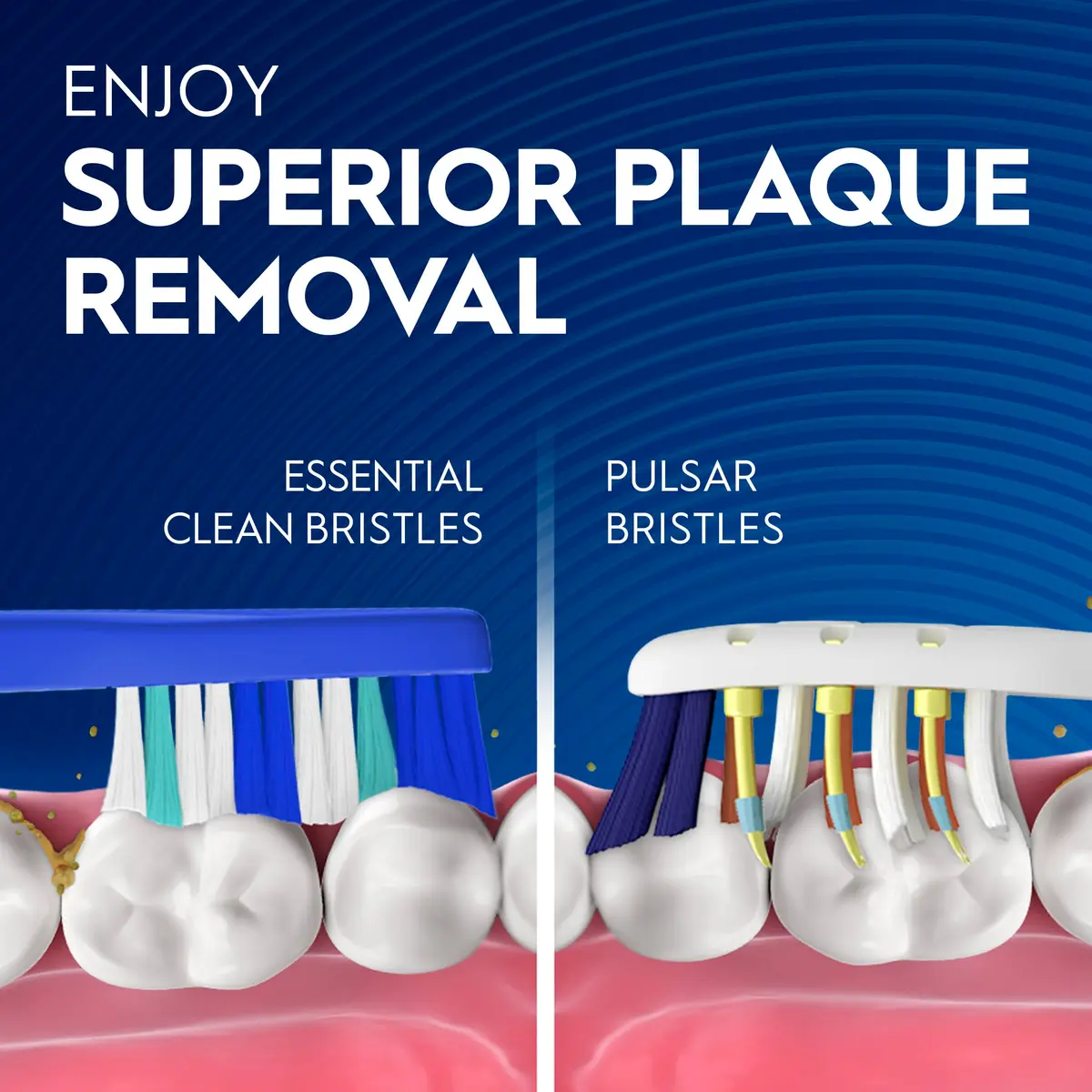 Oral-B Pulsar Pro-Health Expert Clean Battery Electric Toothbrush, 2 Count Medium | Removes 90% Plaque - view 6