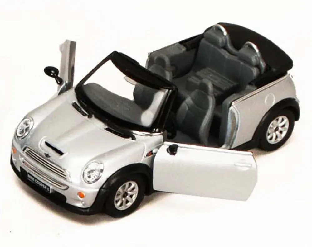 KiNSMART - Mini Cooper S 5" 1:28 Scale Die Cast Metal Model Toy Car (4 Set) - view 3