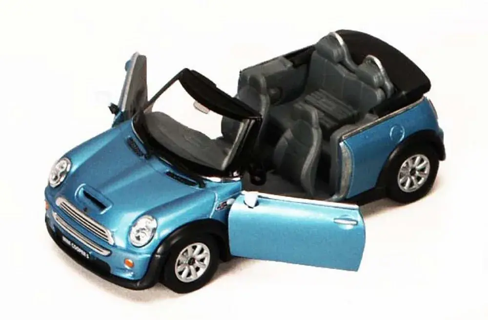 KiNSMART - Mini Cooper S 5" 1:28 Scale Die Cast Metal Model Toy Car (4 Set) - view 4