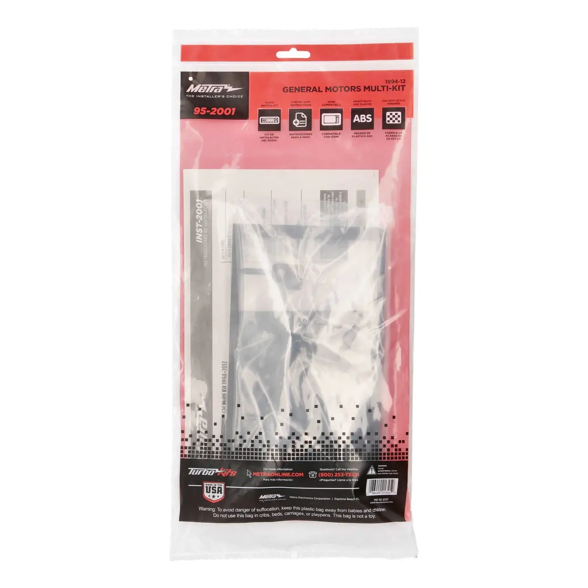Metra 95-2001 Double DIN Dash Kit for GM Vehicles | Factory Fit & Finish (70-120 chars) - view 2