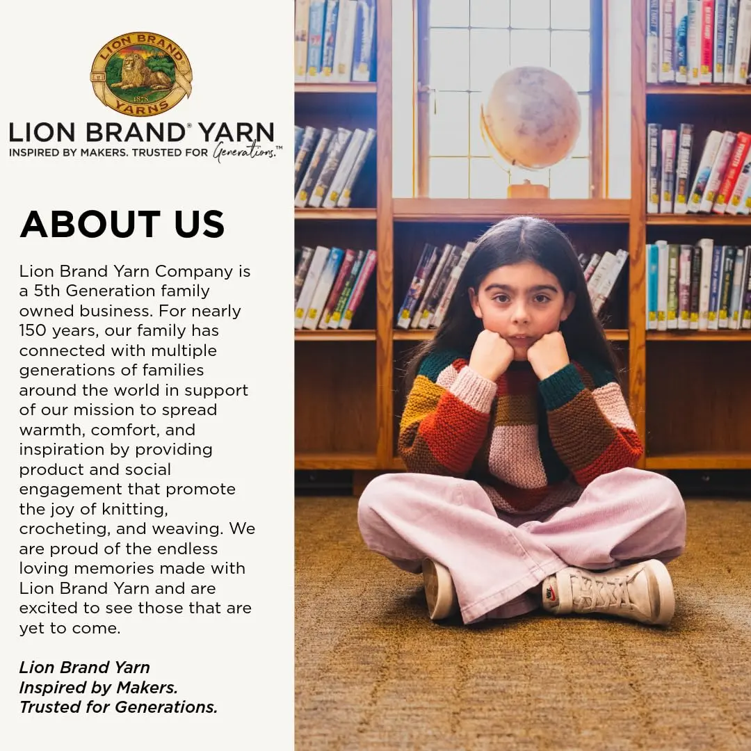 Lion Brand Wool-Ease Yarn Black | Versatile Wool & Acrylic Blend for Knitting & Crochet - view 8