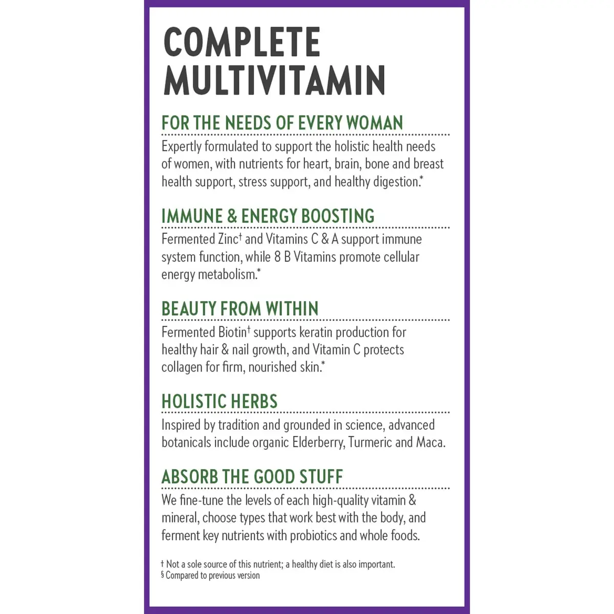 New Chapter Every Woman's One Daily Multivitamin, 72 Tablets | Whole-Food Fermented Nutrients for Women's Wellness - view 9