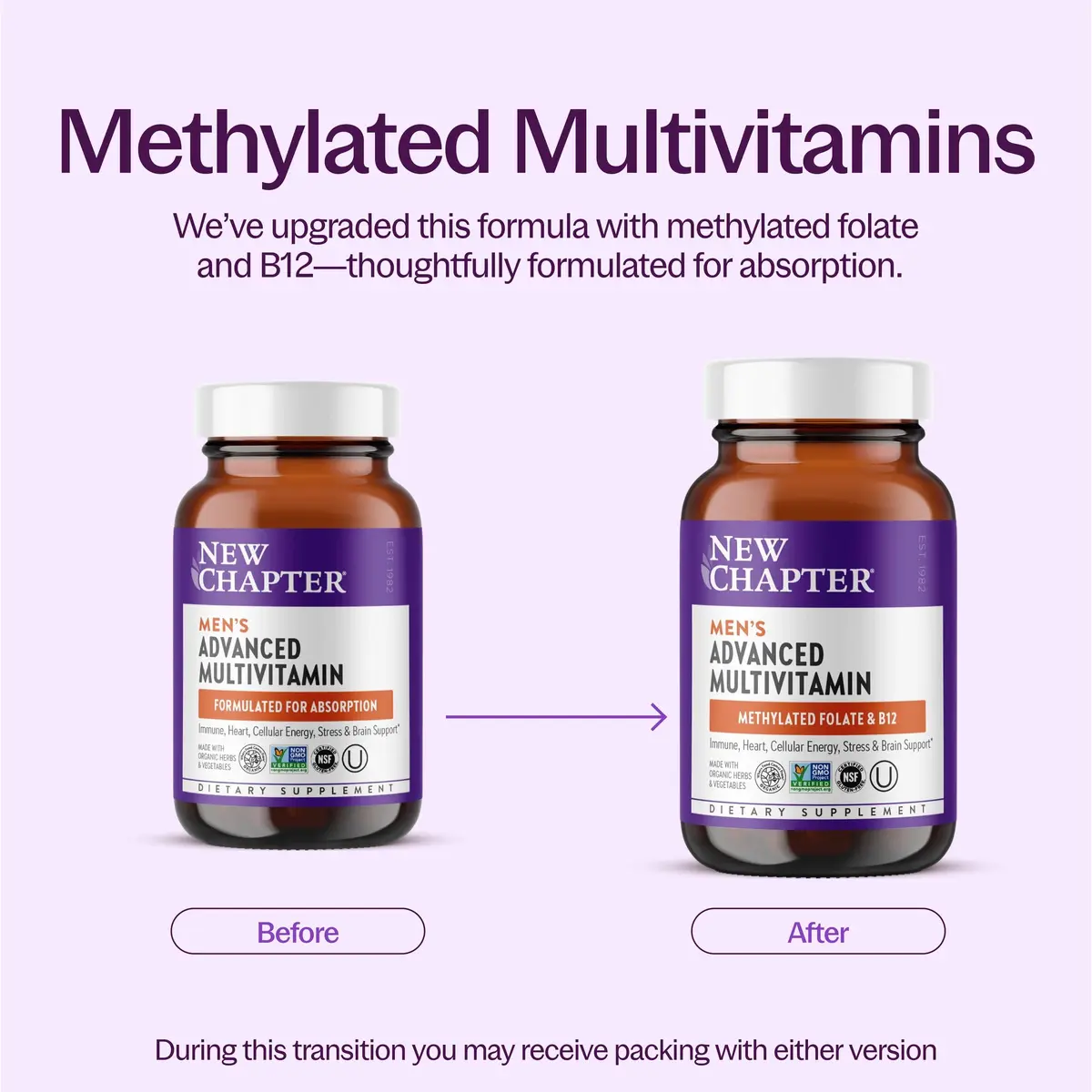 New Chapter Men's Advanced Multivitamin 120 Count | Supports Bone, Heart & Prostate Health - view 3