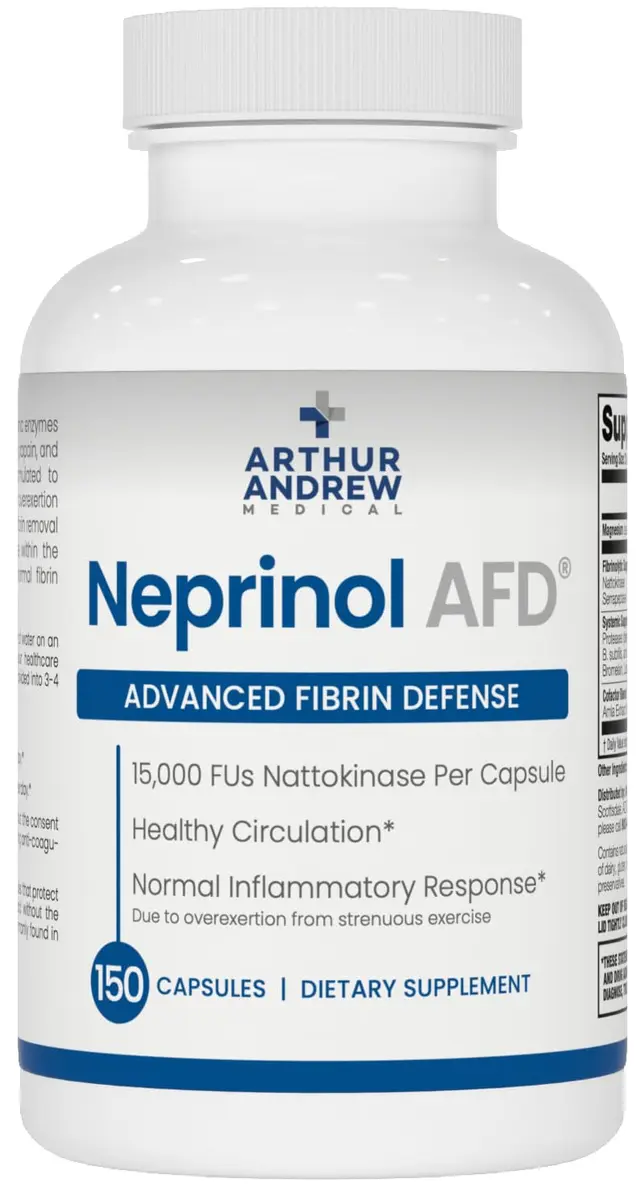 Arthur Andrew Medical Neprinol AFD Multi Enzyme Blend, 150 Count | Supports Joint Comfort & Circulatory Health - main product image