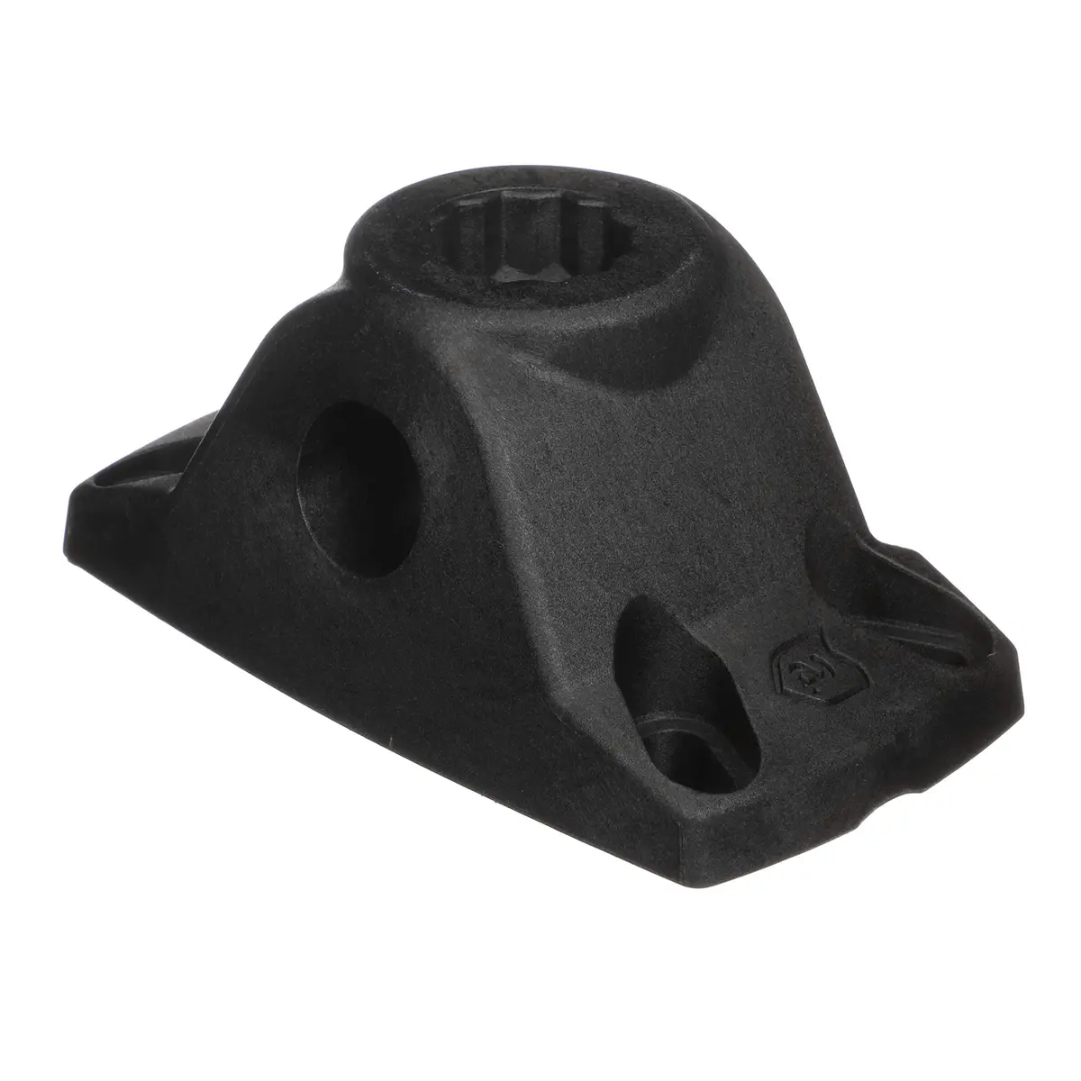attwood Heavy-Duty Fishing Rod Holder Combo Mount Mounts on Top or Side of Gunwale Black | Secure Mounting - view 2