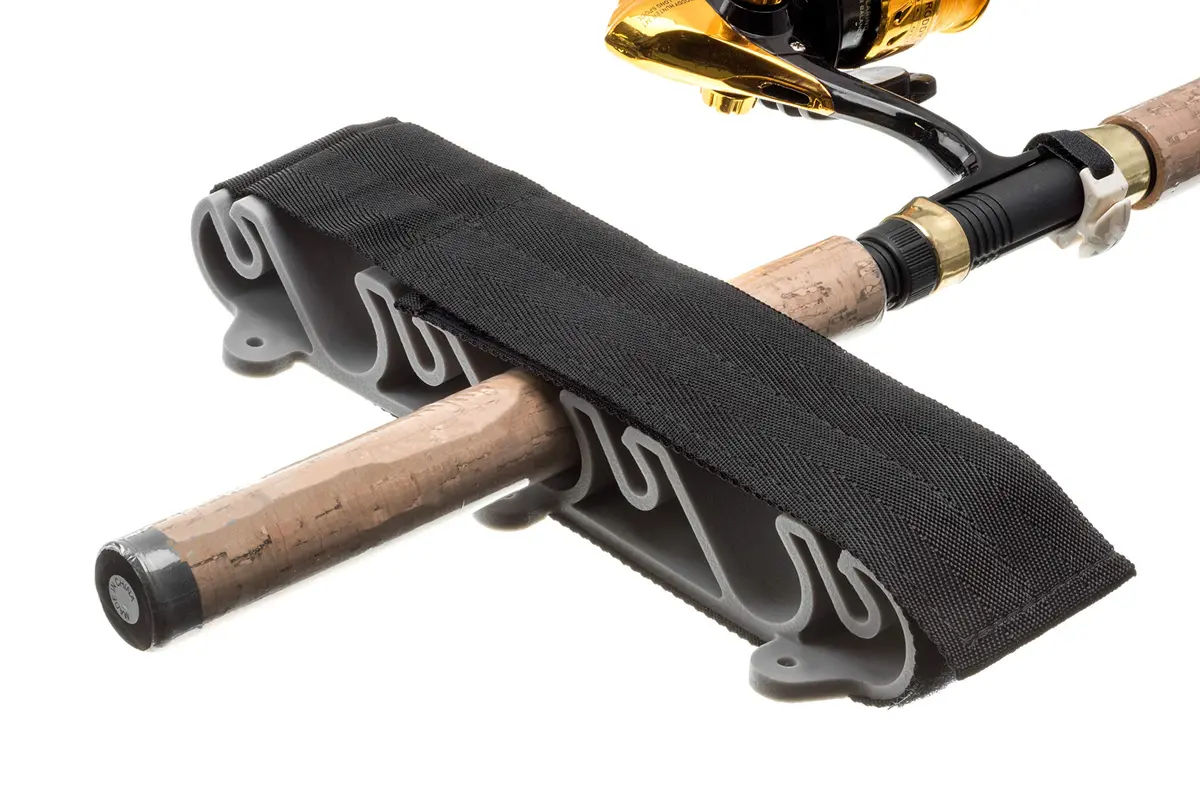 attwood Vertical Mount Rod Holder | Holds 4-6 Rods, Gray Plastic, Marine-Grade (70-120 chars) - view 2