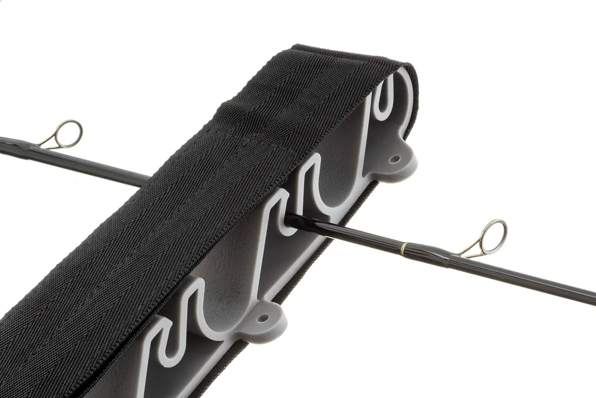 attwood Vertical Mount Rod Holder | Holds 4-6 Rods, Gray Plastic, Marine-Grade (70-120 chars) - view 3