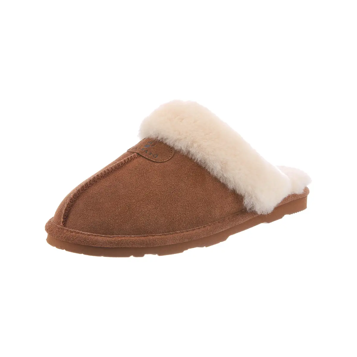 BEARPAW Loki II 12 Women's Sheepskin Slippers Hickory | Cozy Indoor-Outdoor Comfort - main product image