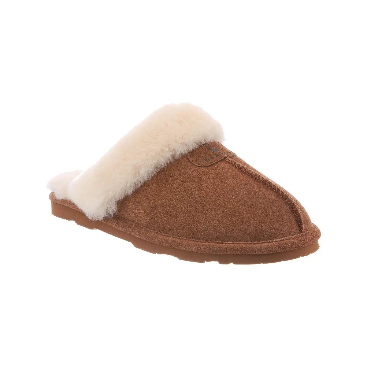 BEARPAW Loki II 12 Women's Sheepskin Slippers Hickory | Cozy Indoor-Outdoor Comfort - view 2
