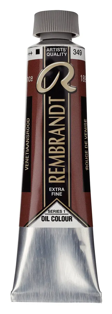 Rembrandt Oil Colour Tube 40 ml Venetian Red | Extra Fine Pigment, Lightfast & Durable - main product image