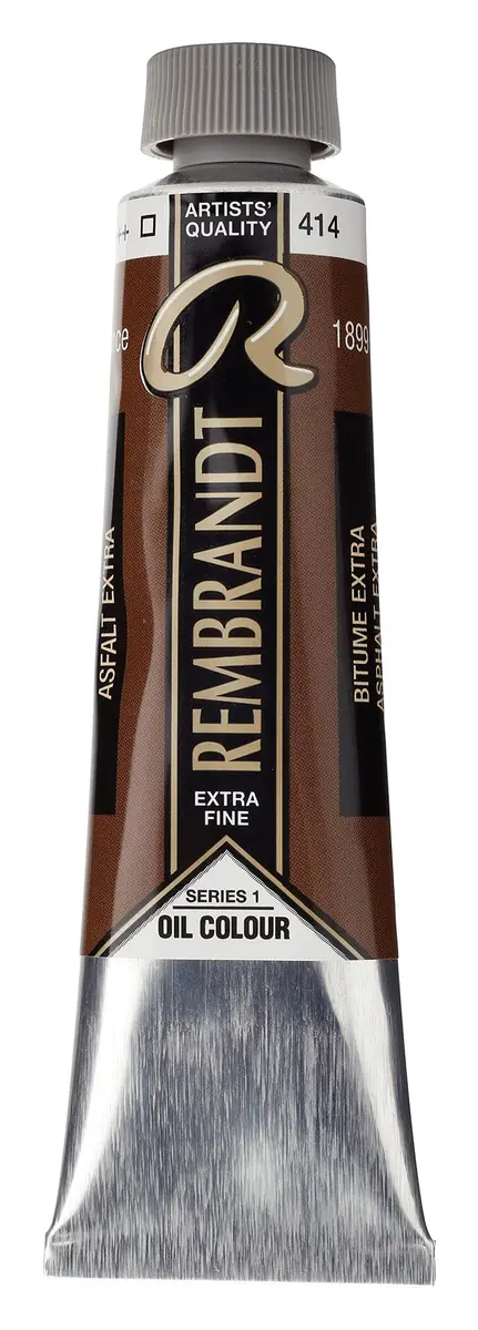 Rembrandt Oil Colour Tube 40 ml Asphaltum | High Pigment Concentration & Lightfastness - main product image