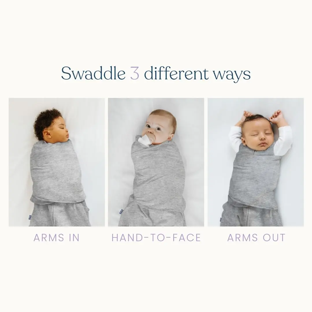HALO SleepSack Swaddle | Cotton | 1.5 TOG | 68-75°F | 6-12 lbs |Cream | Safe Baby Sleep - view 5