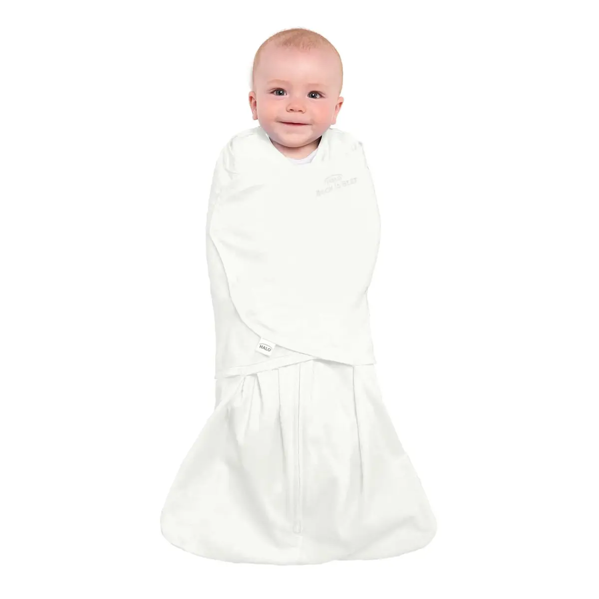 HALO SleepSack Swaddle | Cotton | 1.5 TOG | 68-75°F | 6-12 lbs |Cream | Safe Baby Sleep - view 2