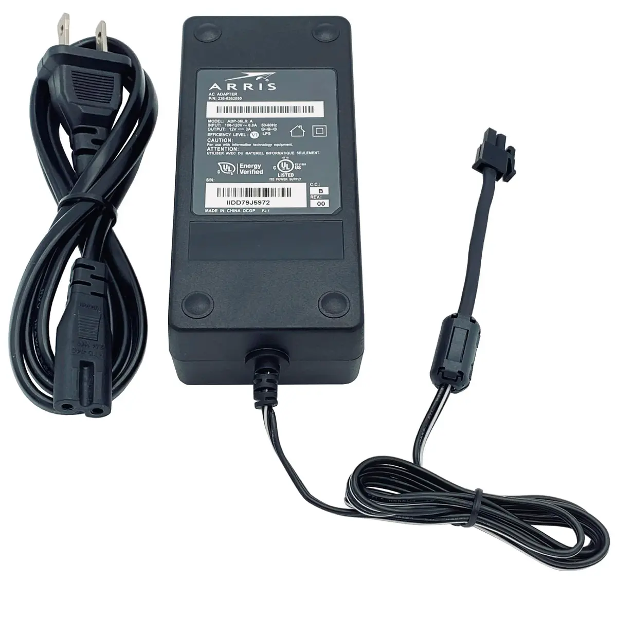 Sonicwall Tz 100/200 Series Replacement Power Supply | 200W Wall Mount Adapter for SonicWALL TZ Series - main product image