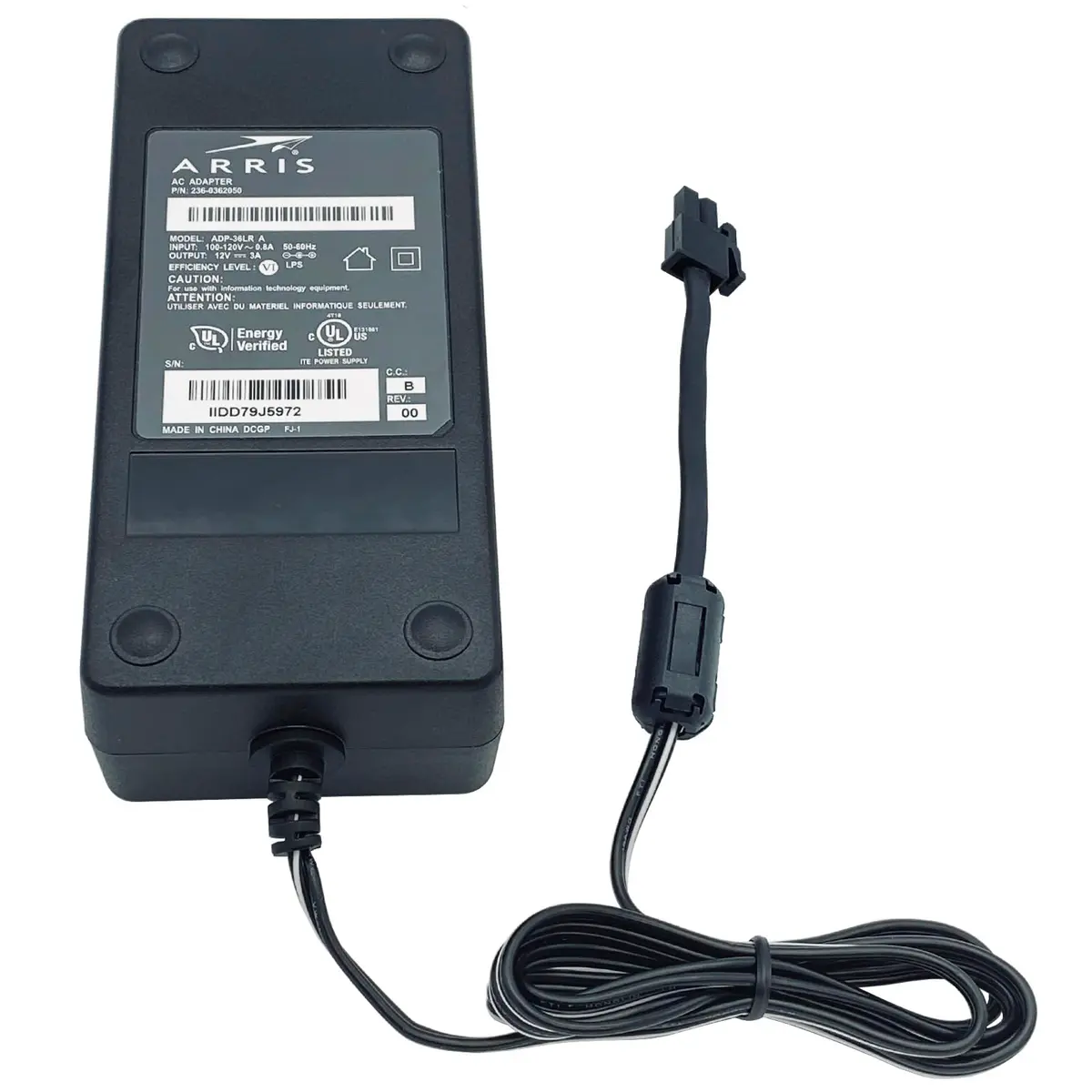 Sonicwall Tz 100/200 Series Replacement Power Supply | 200W Wall Mount Adapter for SonicWALL TZ Series - view 5