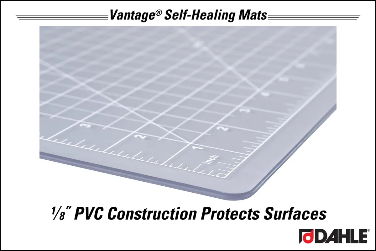 Dahle Vantage 10682 See-Through Self-Healing Cutting Mat, 18"x24" | 5-Layer PVC for Crafts & Sewing - view 7