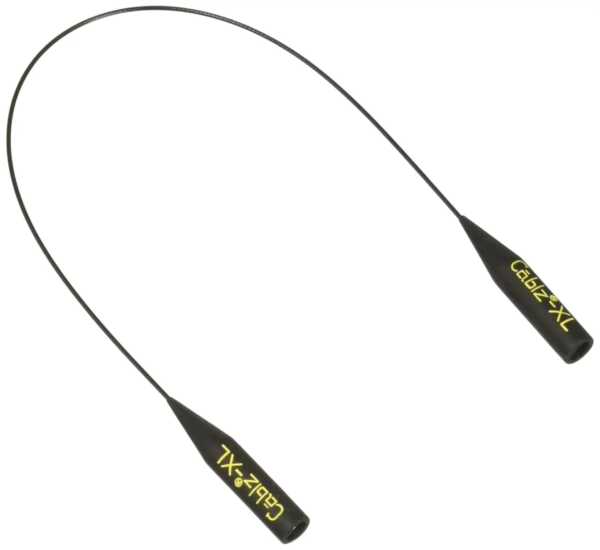 Cablz Original Eyewear Retainer, Black & Yellow, 12-Inch/X-Large | Secure, corrosion-resistant eyewear tether - main product image