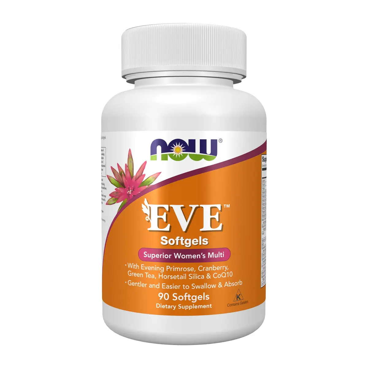 NOW Eve Women's Multivitamin 90 Softgels | Better GI Tolerance & Natural Ingredients - main product image