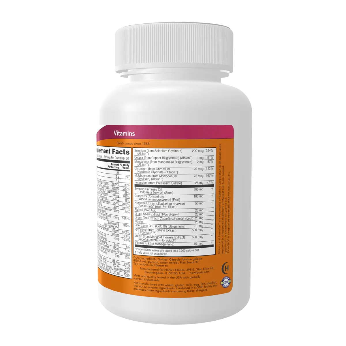NOW Eve Women's Multivitamin 90 Softgels | Better GI Tolerance & Natural Ingredients - view 3