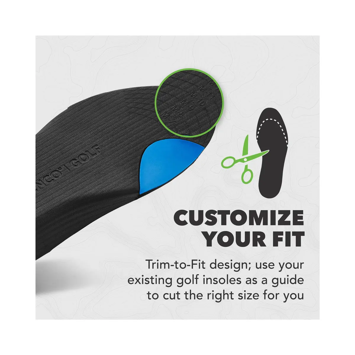 Spenco Men Golf Insole | Enhanced Stability & Comfort Fit for Optimal Performance - view 6