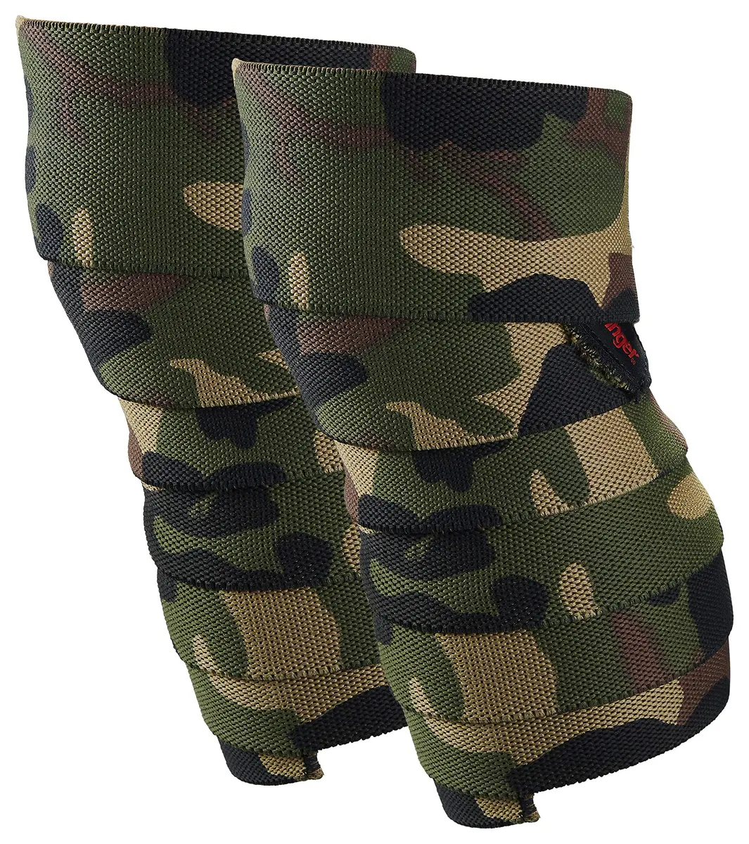 Harbinger Red Line 78-Inch Knee Wraps for Weightlifting (Pair), Camo | Support & Stability for Heavy Lifting - main product image