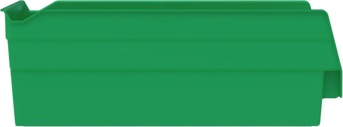 Akro-Mils Green Plastic Shelf Bins 12-Pack, 19.7 L (0.23 cu ft) | Heavy Duty Storage for Kitchens & Garages - view 9